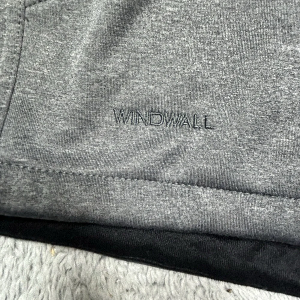 The North Face Vest Men's 2XL Gray Ridgewall Windwall Soft Shell Outdoor CO LOGO